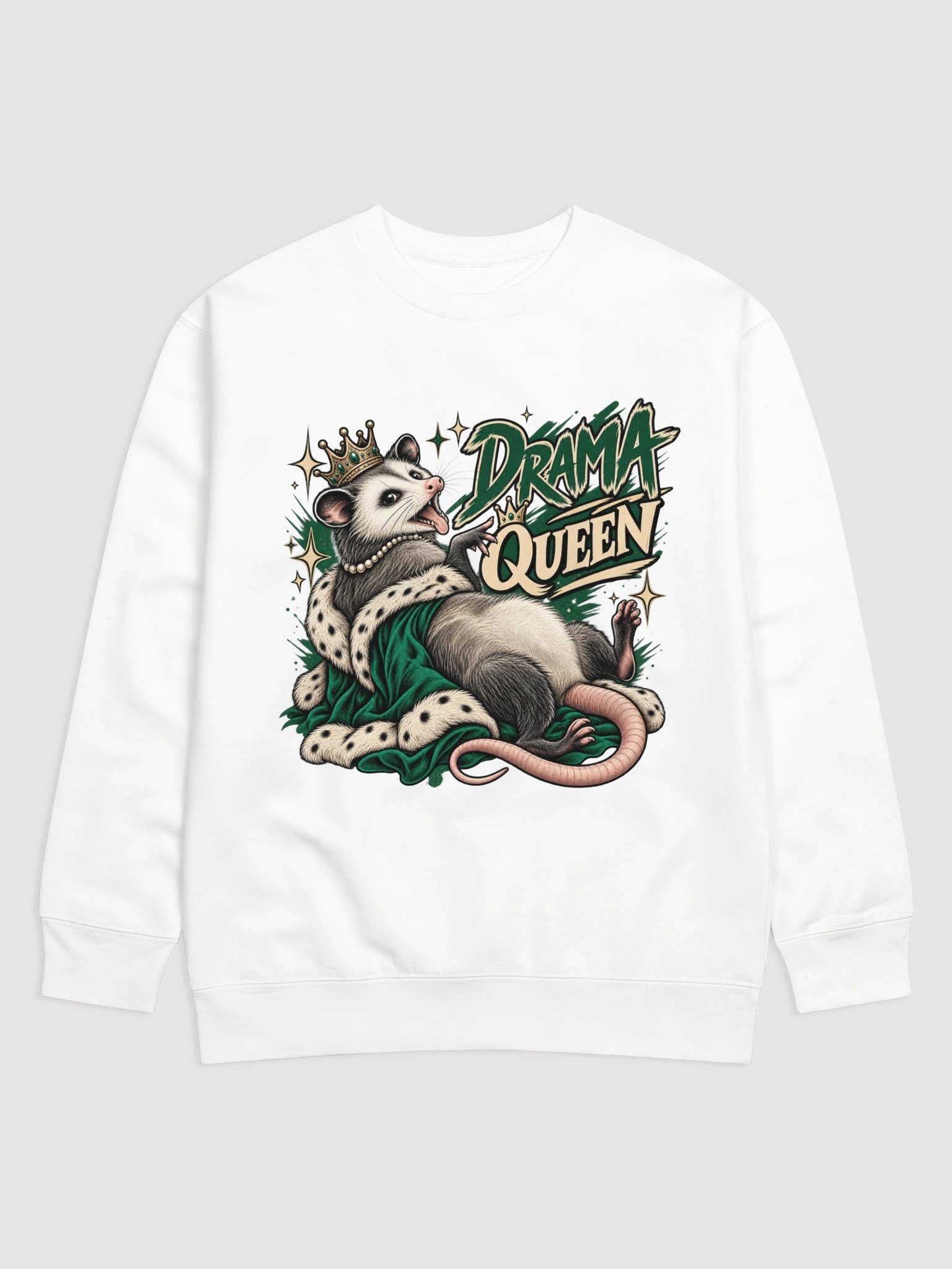 Opossum Drama Queen - Sarcastic Funny Animal Lover Sweatshirt product image (10)