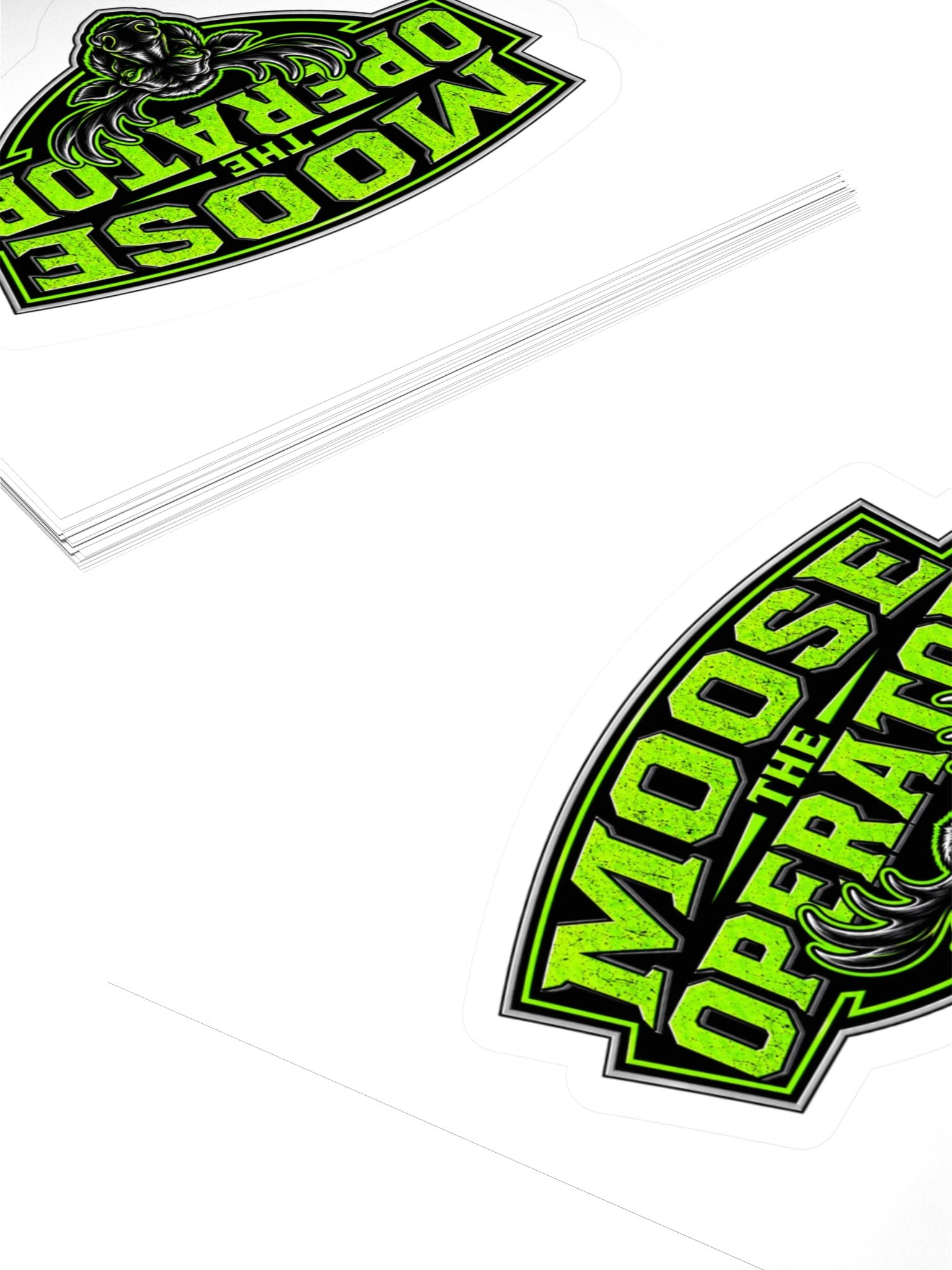 Moose Shield Sticker (Green) product image (4)