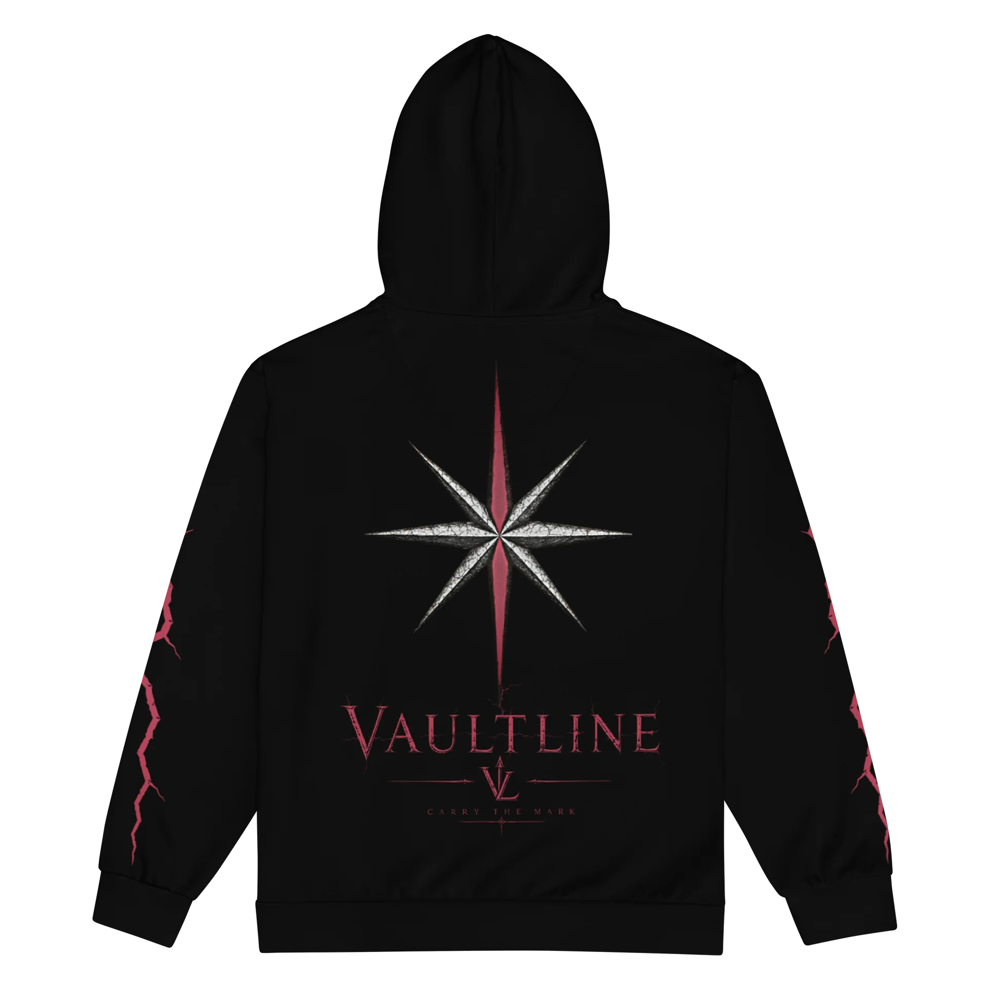 Crimson Rift Zip Hoodie product image (5)