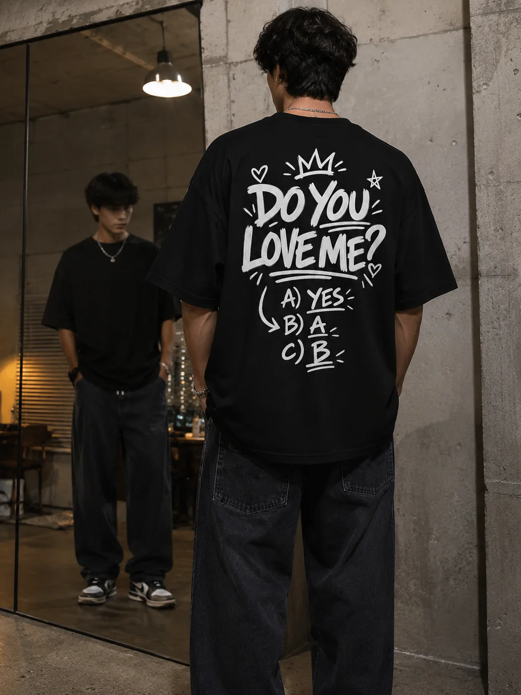 Do You Love Me? Funny Doodle Tee product image (5)