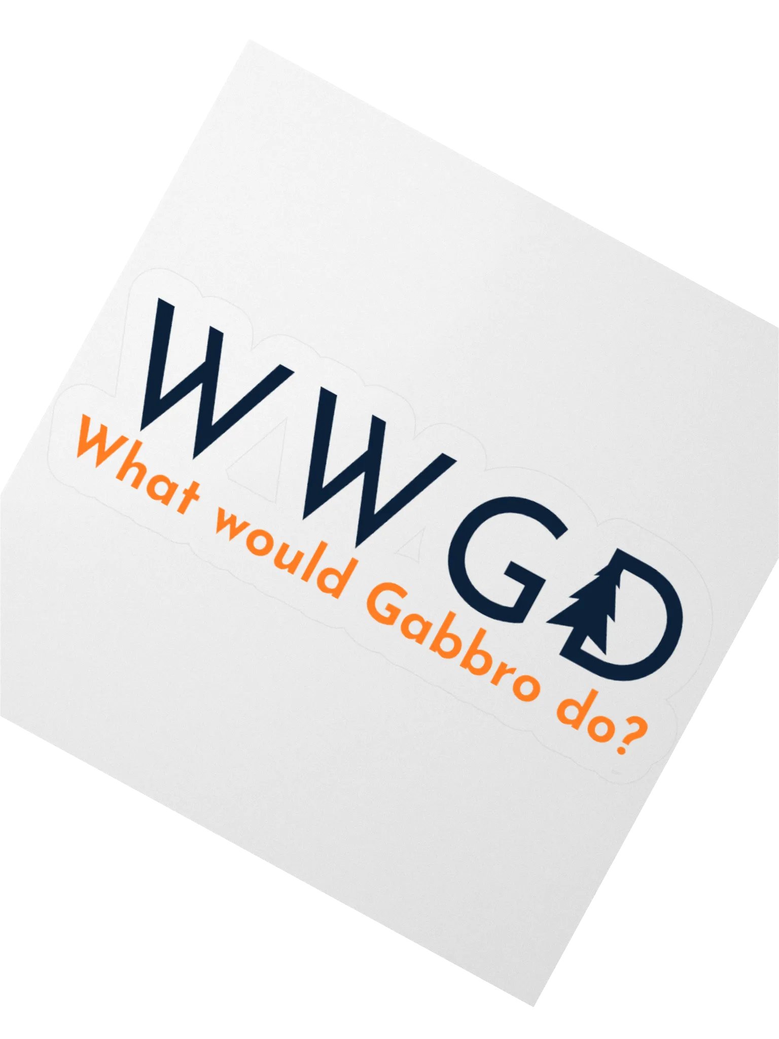 "What Would Gabbro Do?" Sticker product image (2)