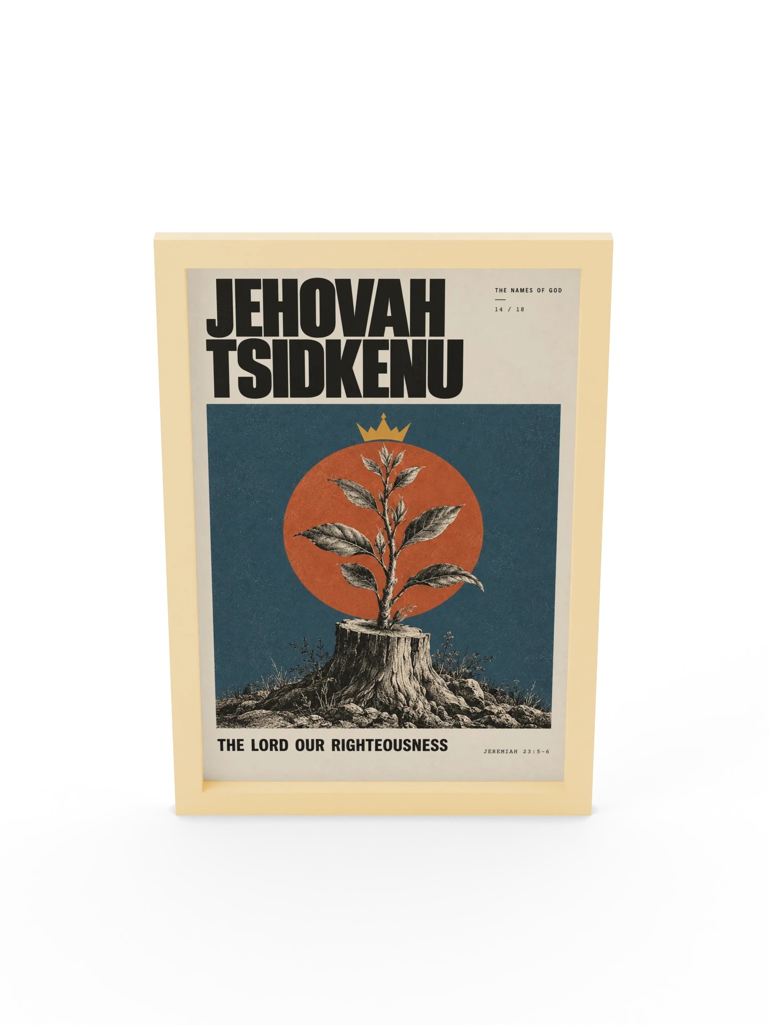 Jehovah Tsidkenu | Names of God Framed Print product image (9)