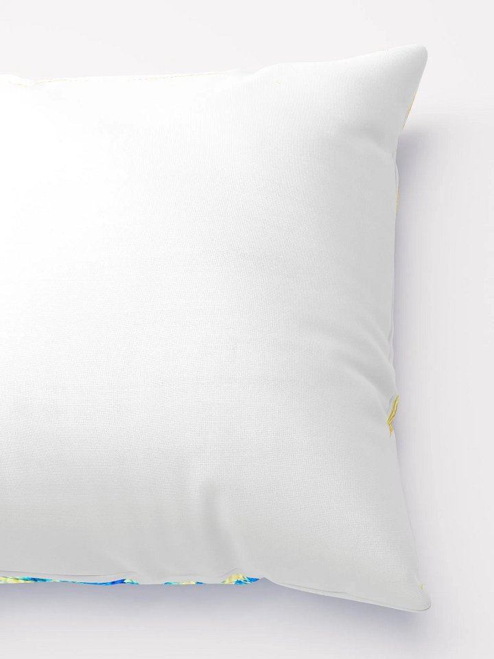 Antique Gold and Royal Blue Abstract Decorative Throw Pillow product image (3)