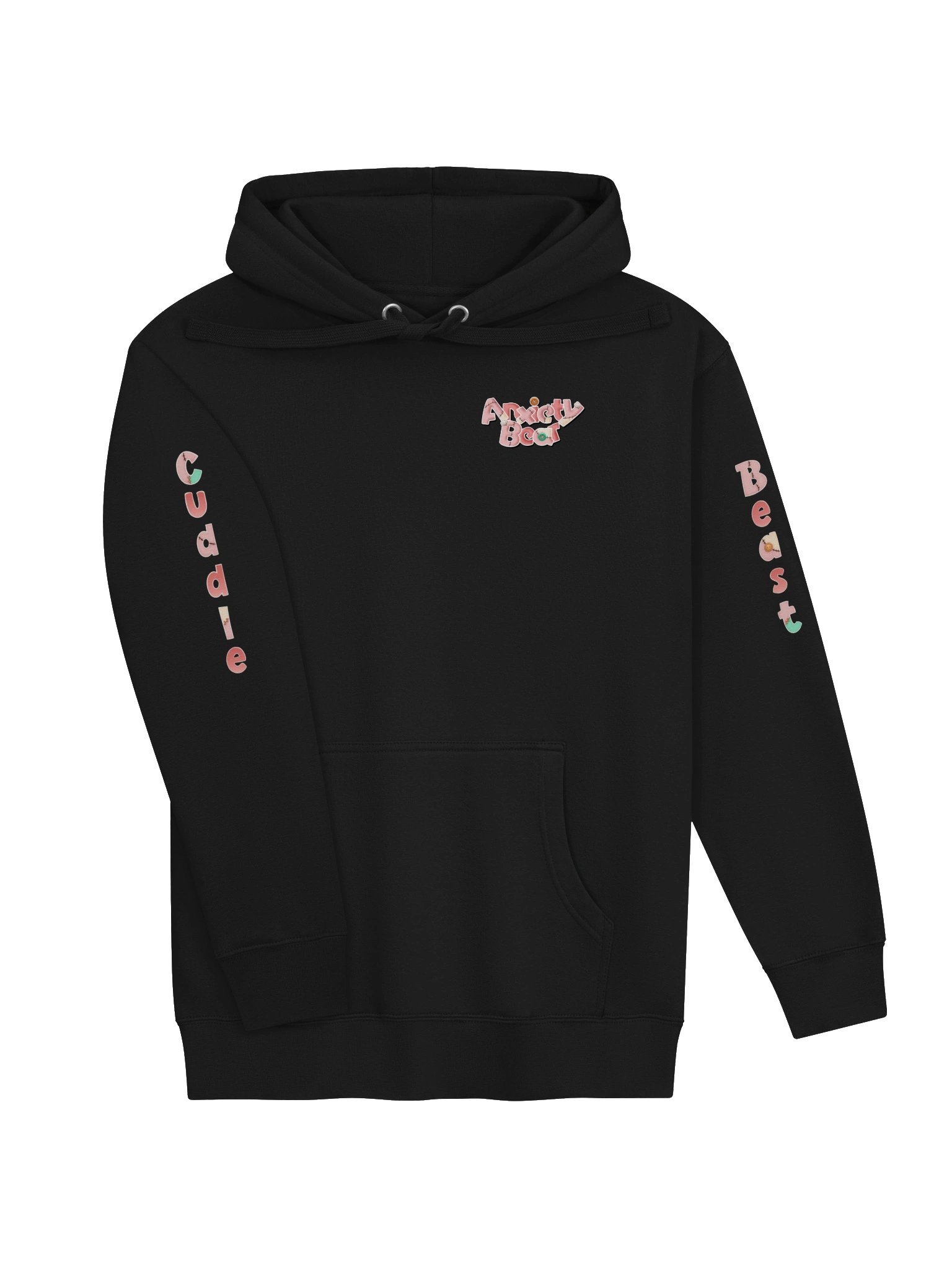 Anxiety Bear gets Buff Hoodie product image (42)
