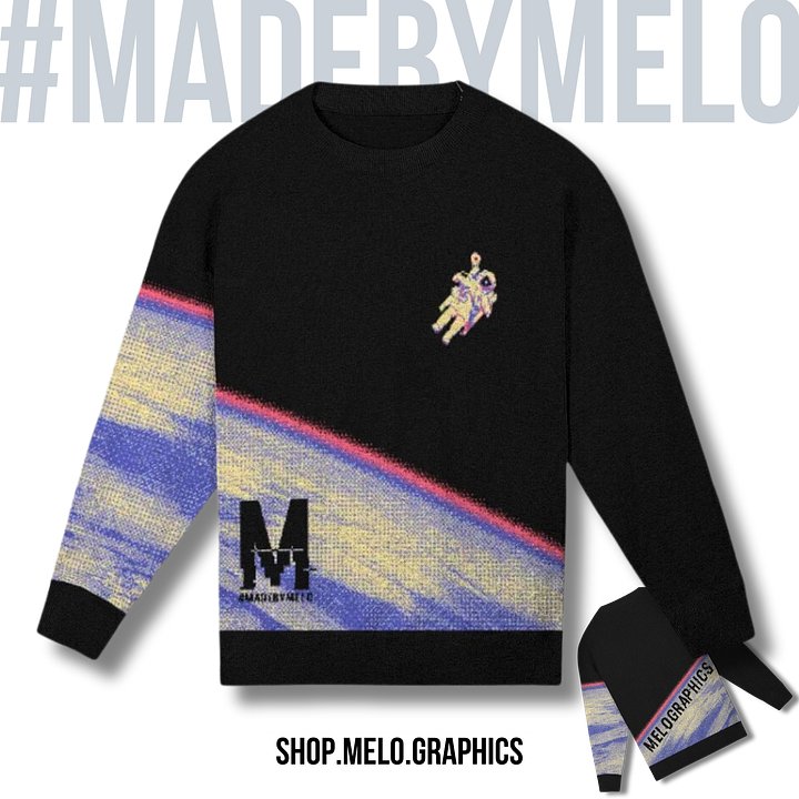 Lost in Space Knit Sweater [Relaxed-Fit] | #MadeByMELO product image (1)