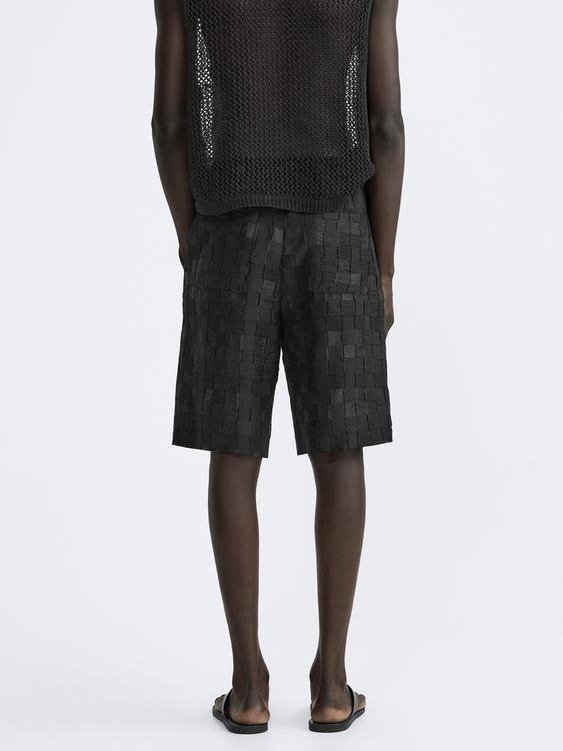 BRAIDED JACQUARD BERMUDA SHORTS product image (8)