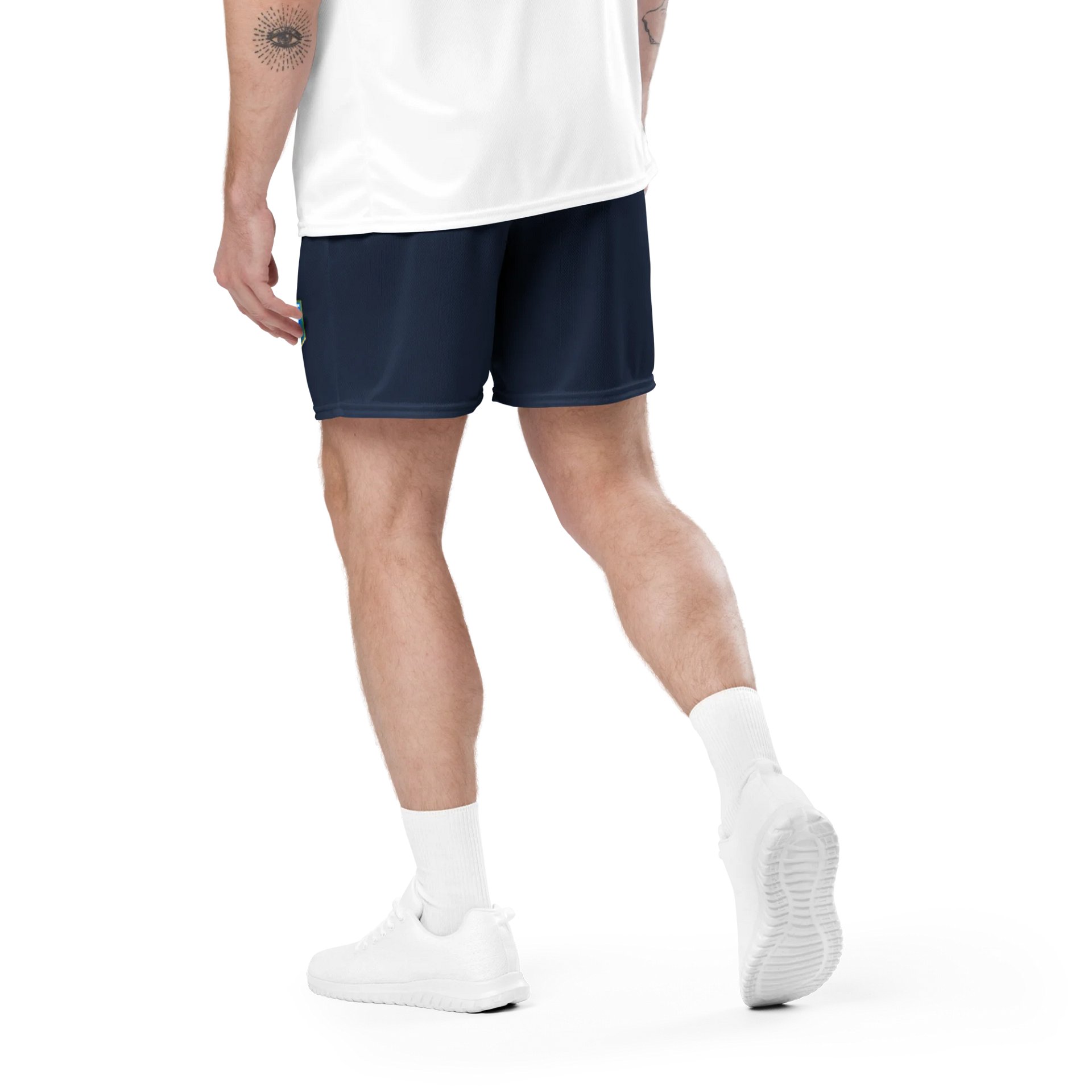 Main Logo Mesh Shorts (Navy) product image (4)