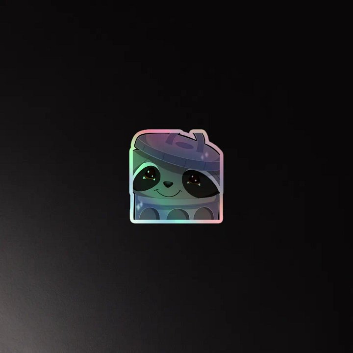 Trash Emote Holo Sticker product image (2)