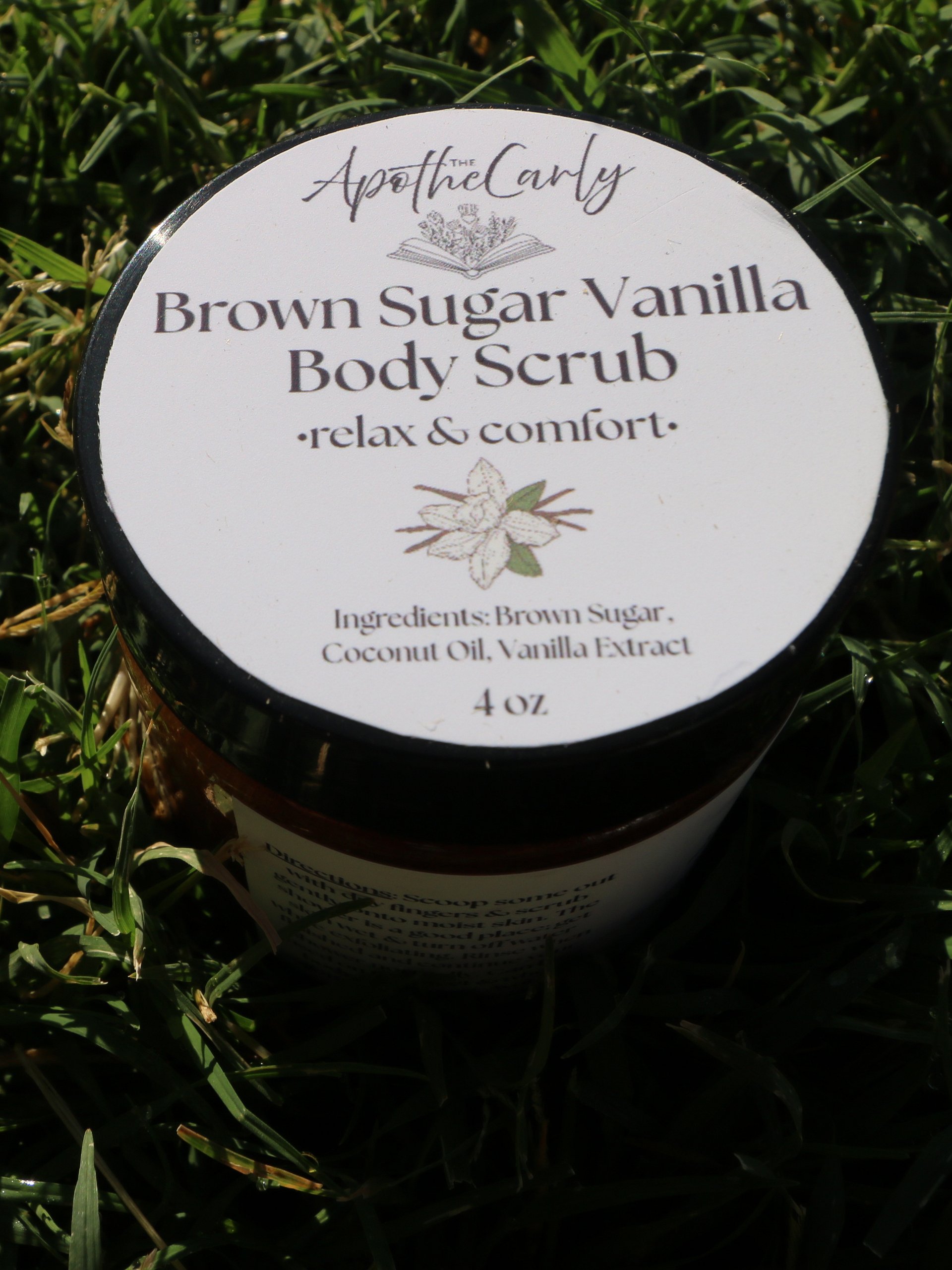Brown Sugar Vanilla Body Scrub 4 oz product image (1)