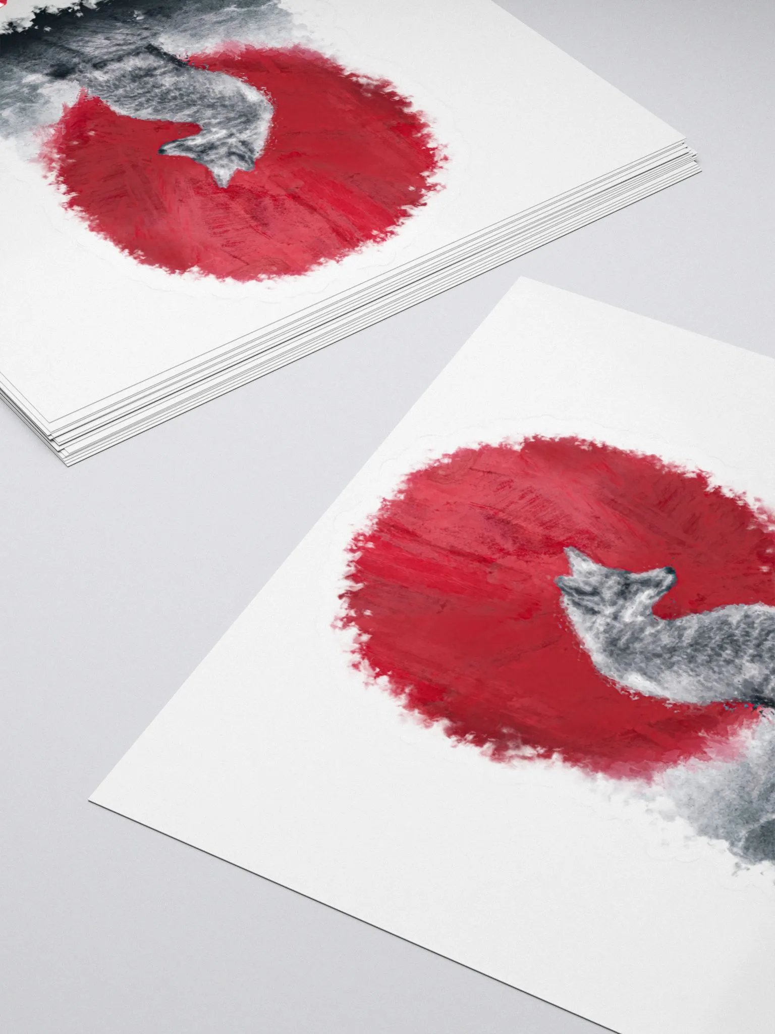 Moon fox Sticker product image (4)