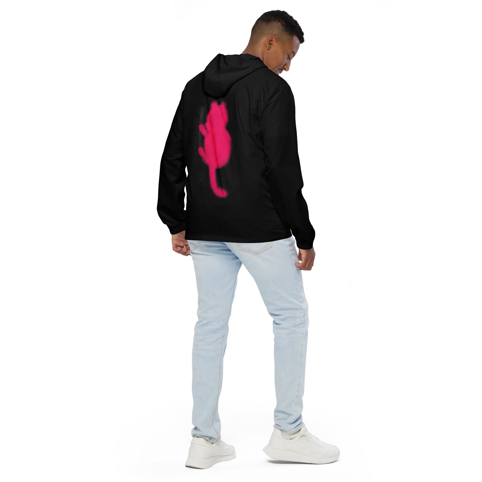 Hanging Cat Windbreaker product image (1)