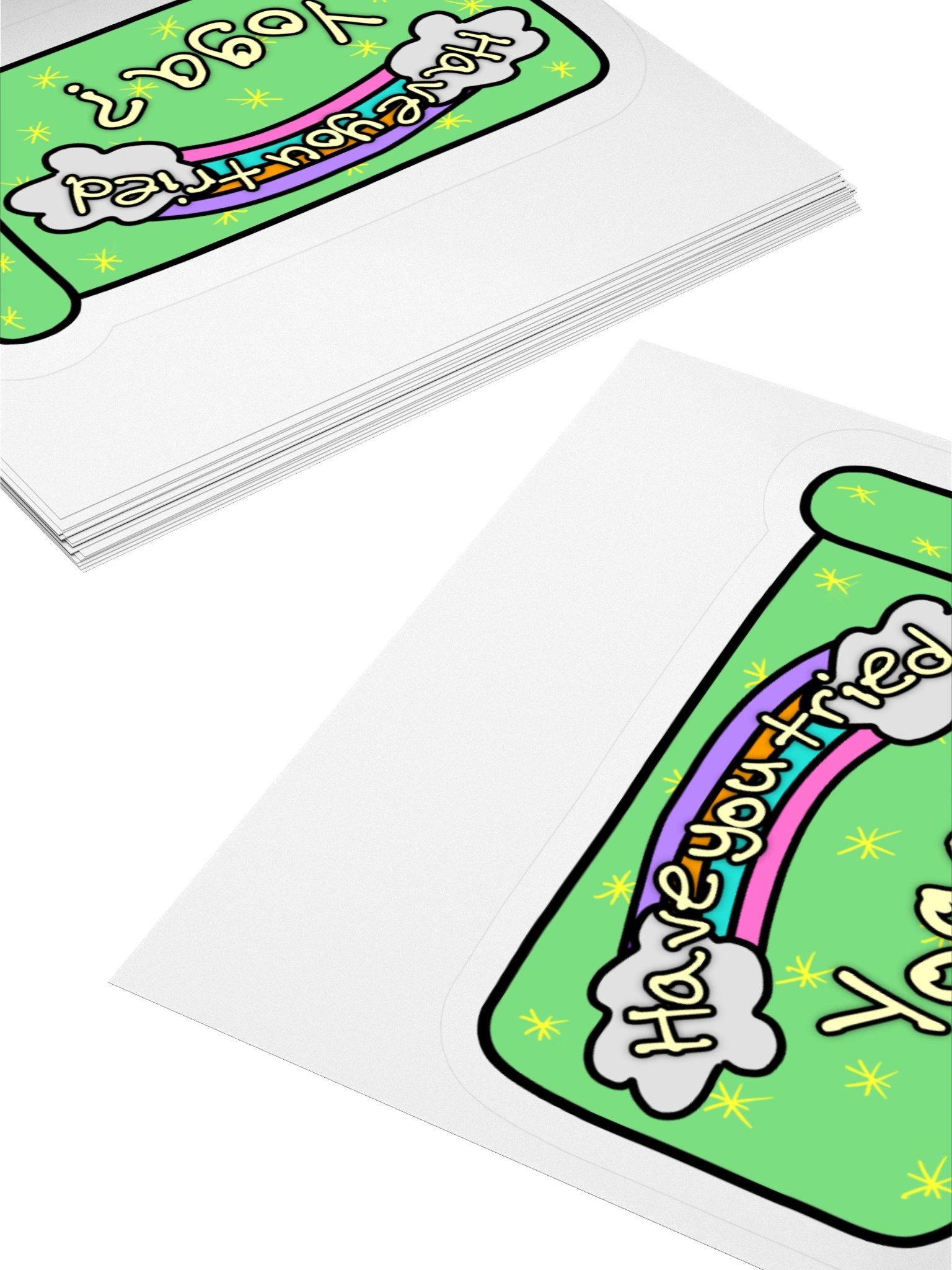 "Have You Tried Yoga?" Vinyl Sticker product image (6)
