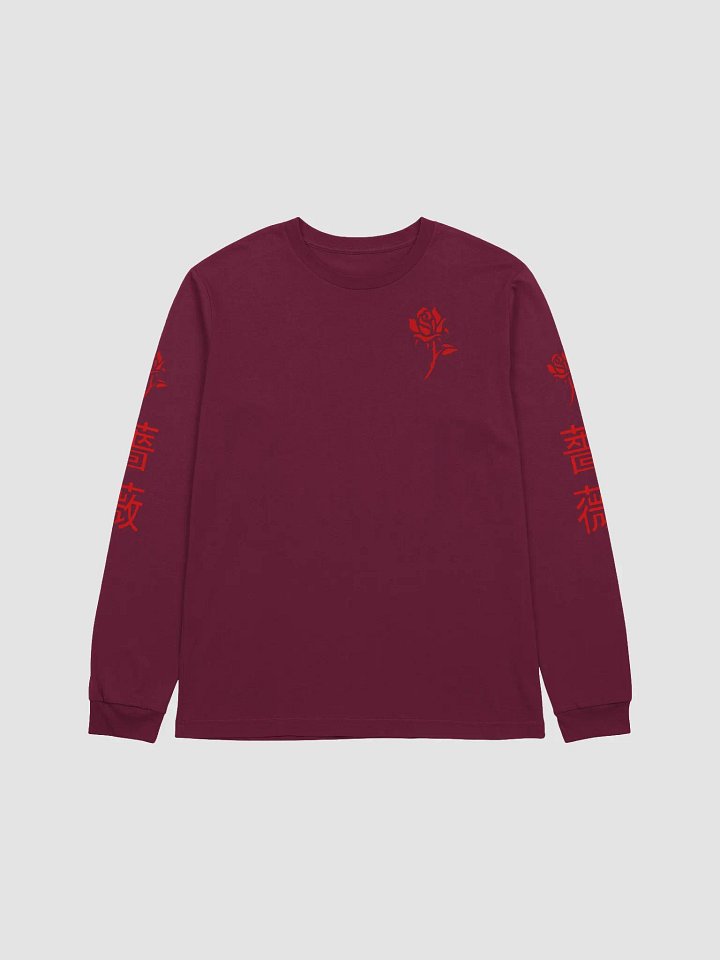 薔薇 Red Dripping Rose Long Sleeve product image (10)