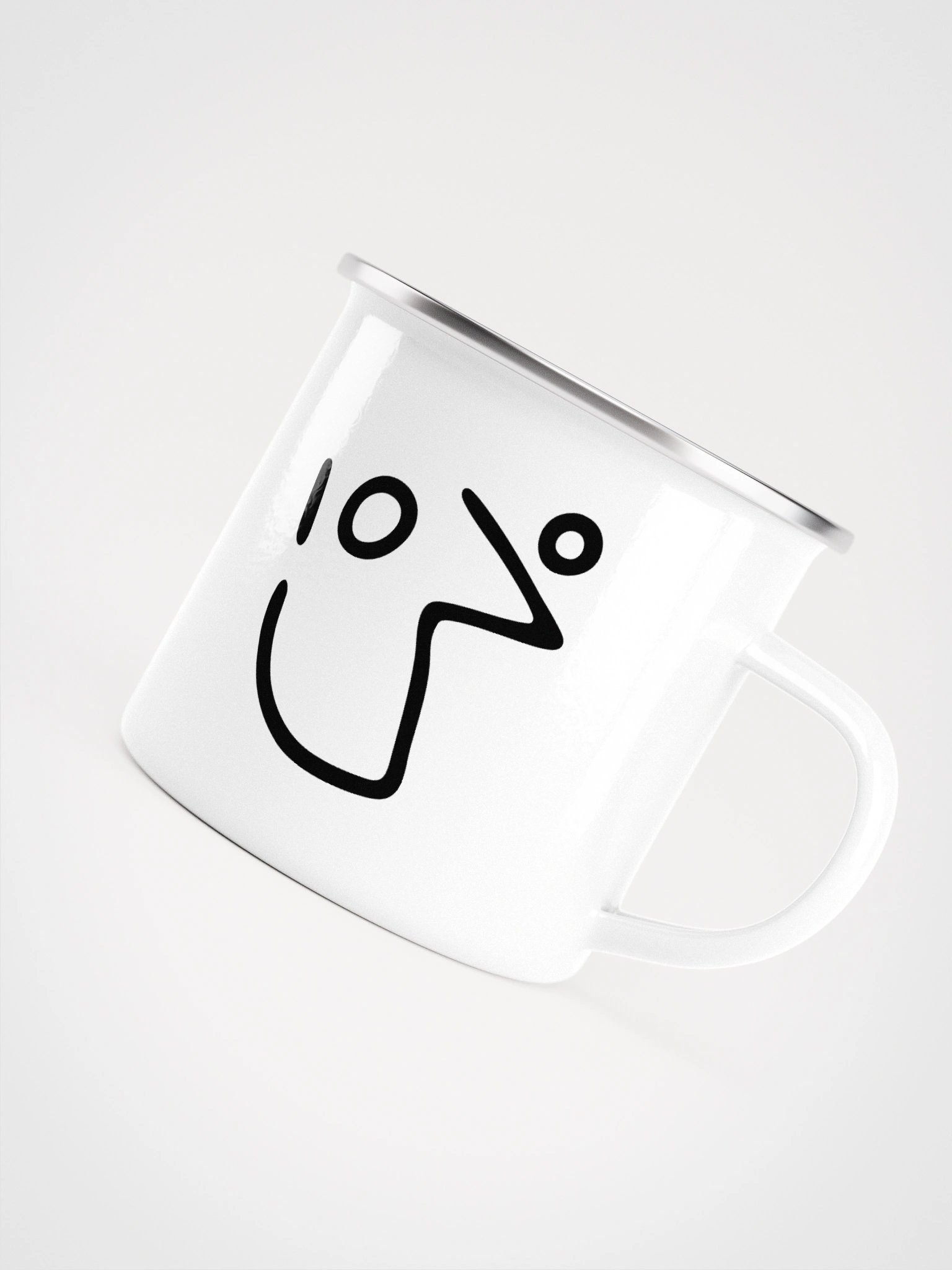 1030 logo enamel mug product image (5)