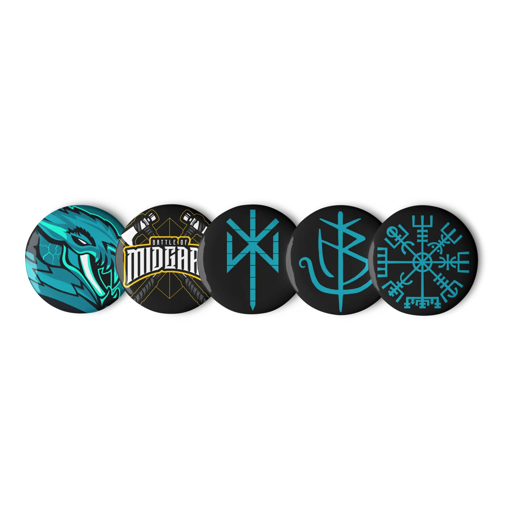 NIFLHEIM SEA DRAGONS BADGE SET product image (1)