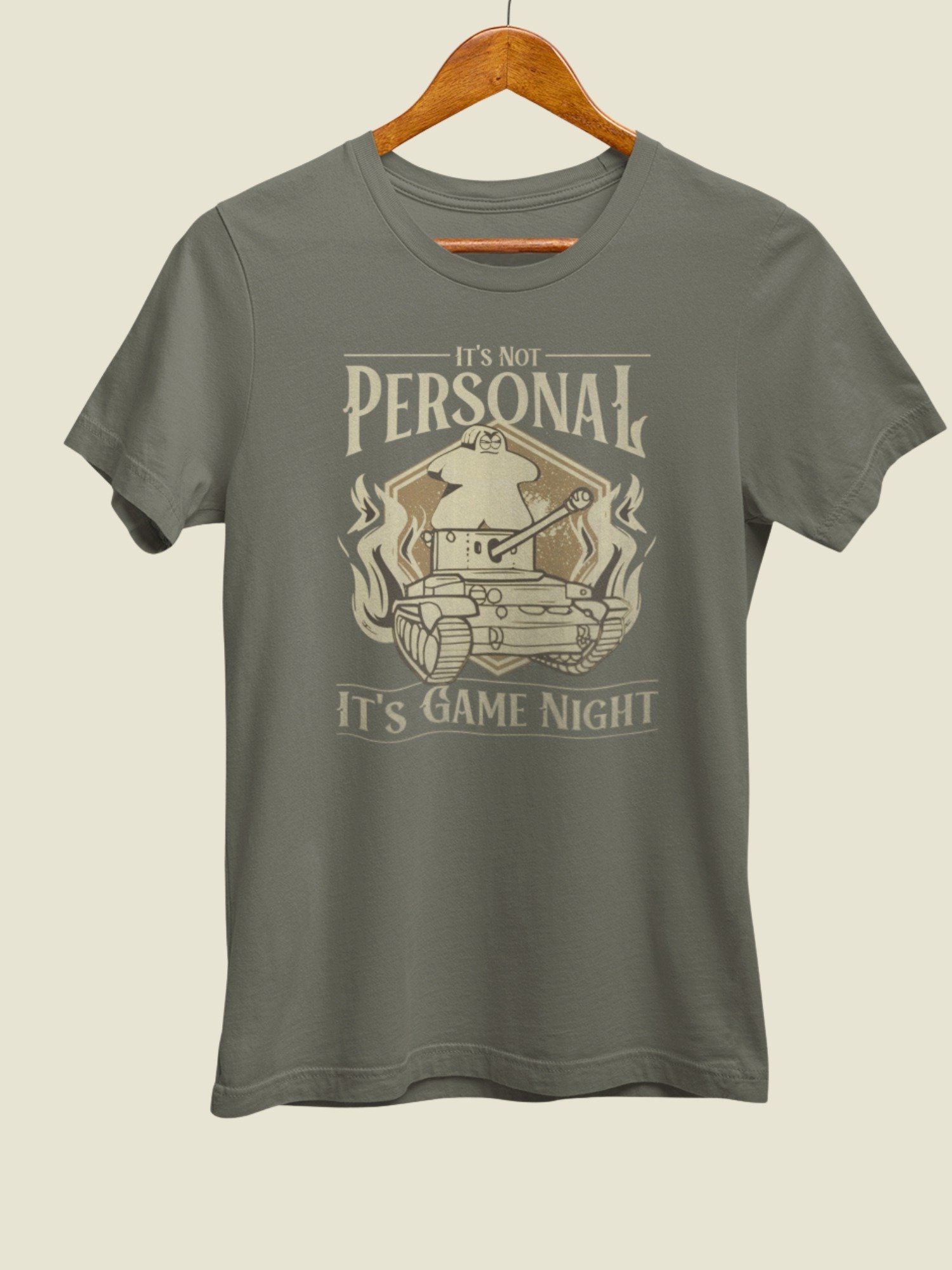 Not Personal It's Game Night Shirt for Board Gamers - Army product image (2)