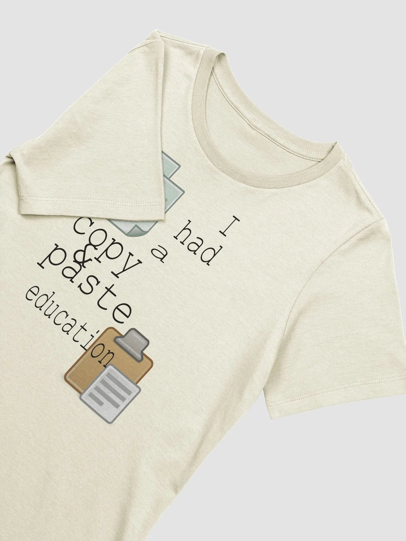 I Had A Copy & Paste Education - Colour - Bella+Canvas Women's Supersoft Relaxed-fit T-Shirt product image (1)