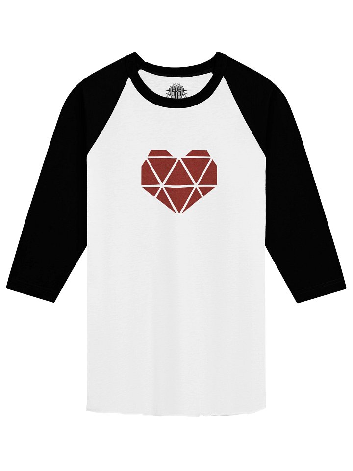 SKS BB Tee Black Sleeve Red Heart product image (1)