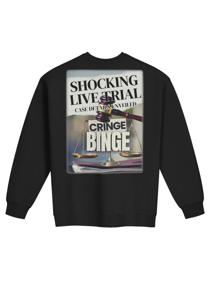 Shocking Live Trial “Cringe Binge” Crewneck Sweatshirt product image (1)
