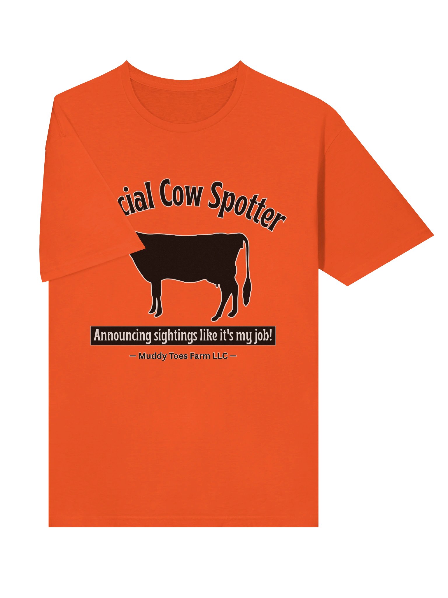Official Cow Spotter Unisex T-Shirt (Adult) product image (4)