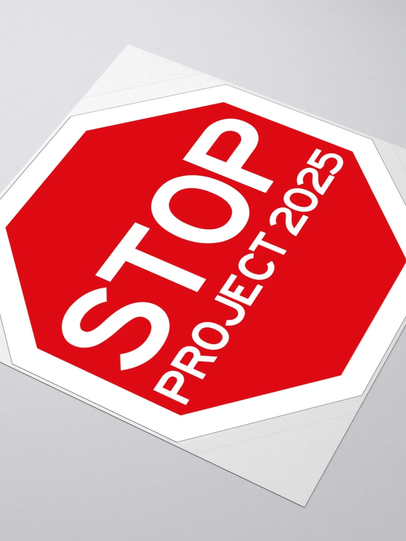 STOP PROJECT 2025 Kiss Cut Stickers product image (12)