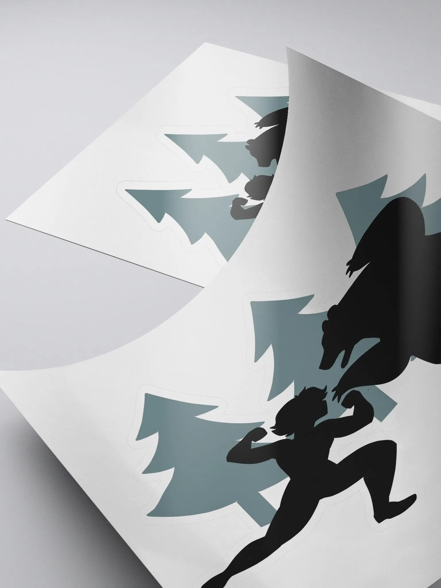Bear Fight - Stickers product image (4)