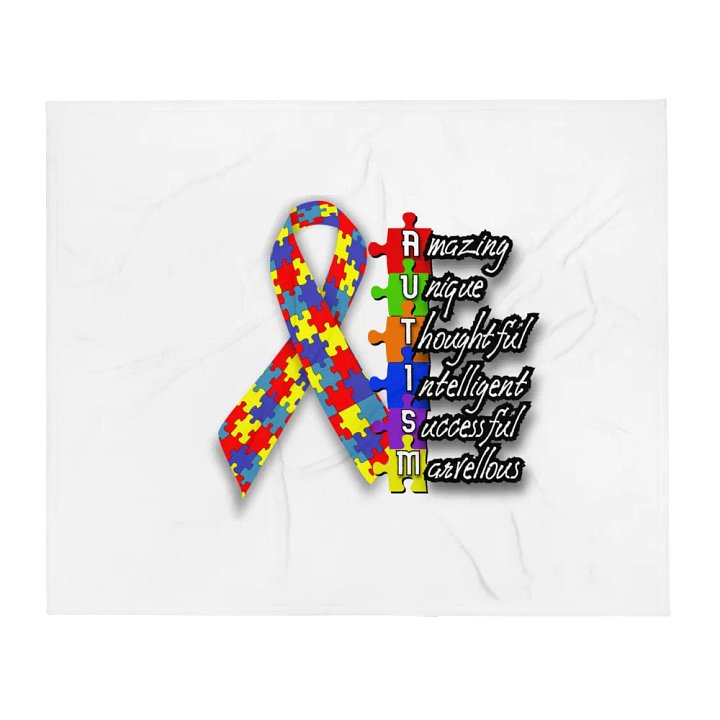 Autism Awareness - Throw Blanket product image (1)