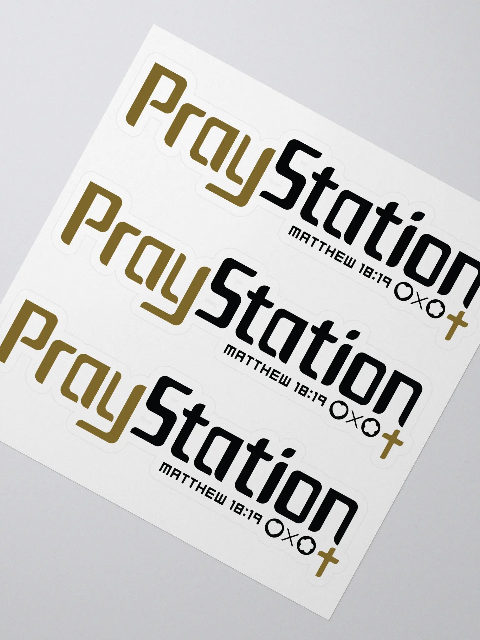 LXA PrayStation Stickers | 3 in 1 Launch Edition | Love X Aloha - Faith Collection | Premium Christian Merch product image (2)