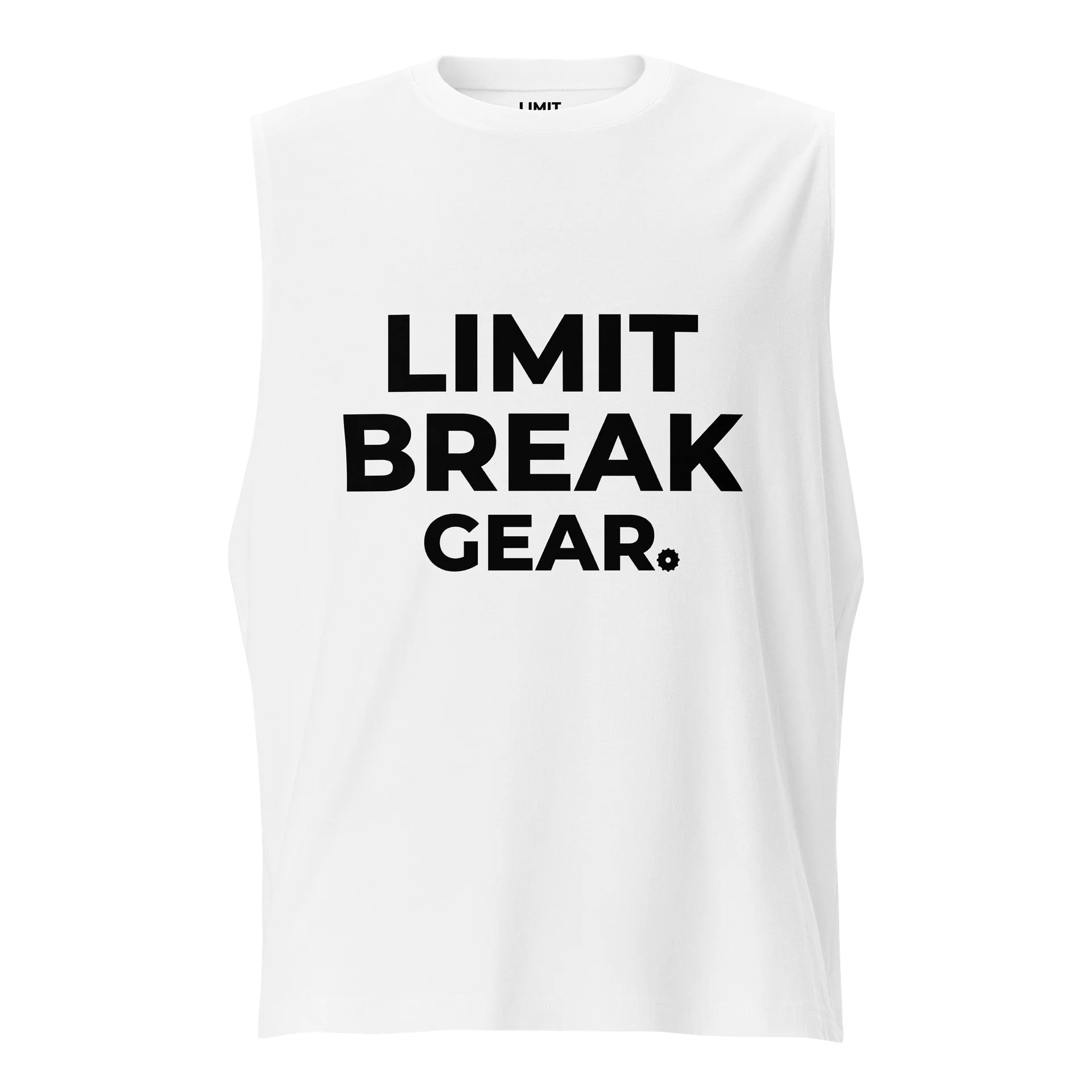 Limit Break Gear Shatter Muscle Tank - black logo product image (1)
