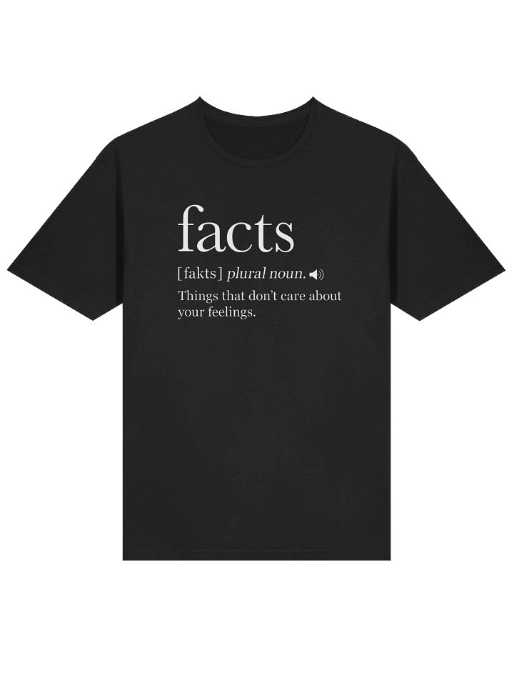 Men's Facts Don't Care About Your Feelings (Black) product image (2)