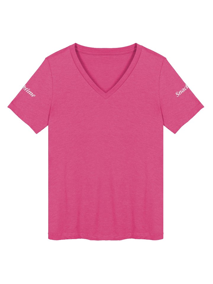 SNACKTIME WOMEN'S V-NECK T-SHIRT product image (1)