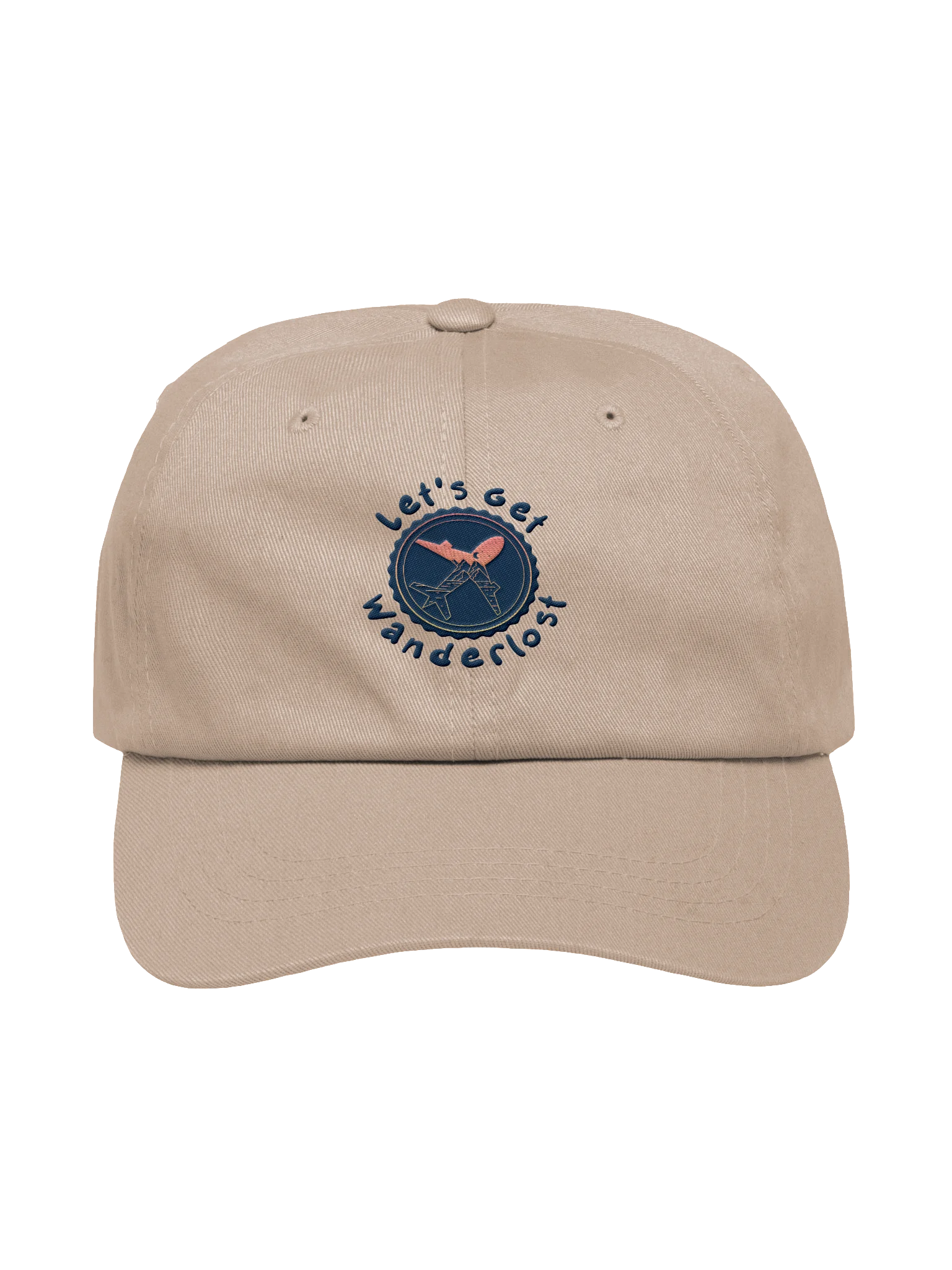 Wanderlost Adventure Dad Hat product image (1)