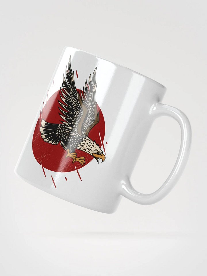 Majestic Eagle Mug in Flight with Red Sun product image (5)