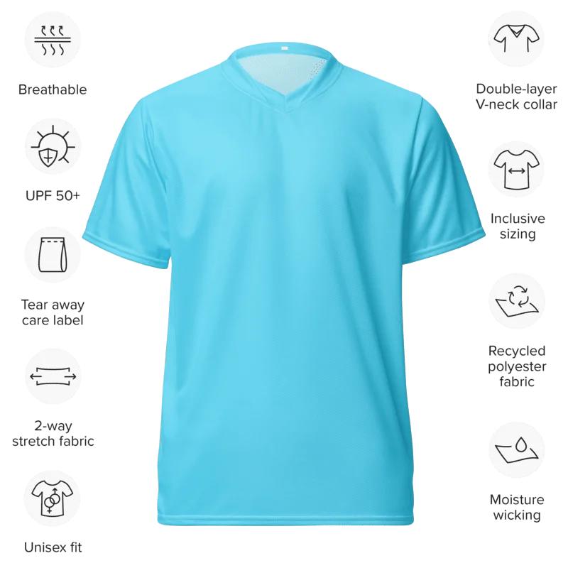 Recycled Unisex Sports Jersey | Breathable Performance Wear product image (4)