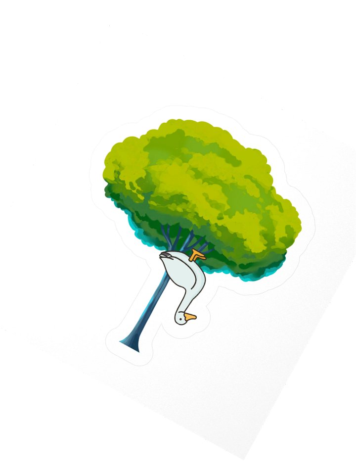 Grenville The Goose Effigy In A Tree (The Sticker) product image (2)