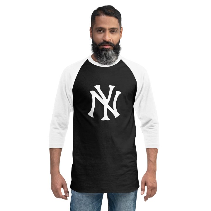 NY Monogram Raglan Sleeve Tee – Classic Unisex Fit product image (2)