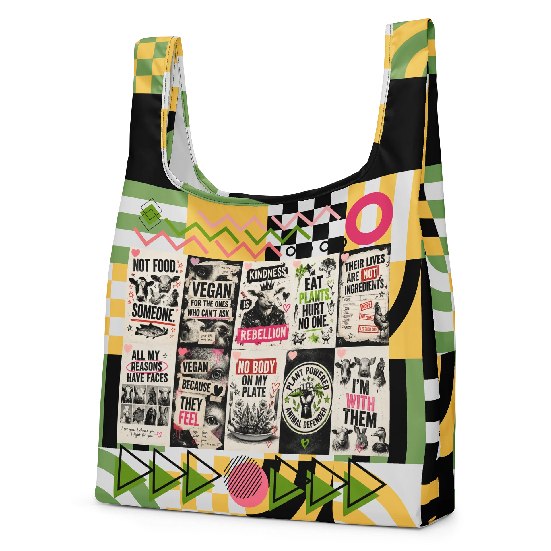 Vegan Power Collage- Shopping Bag product image (4)