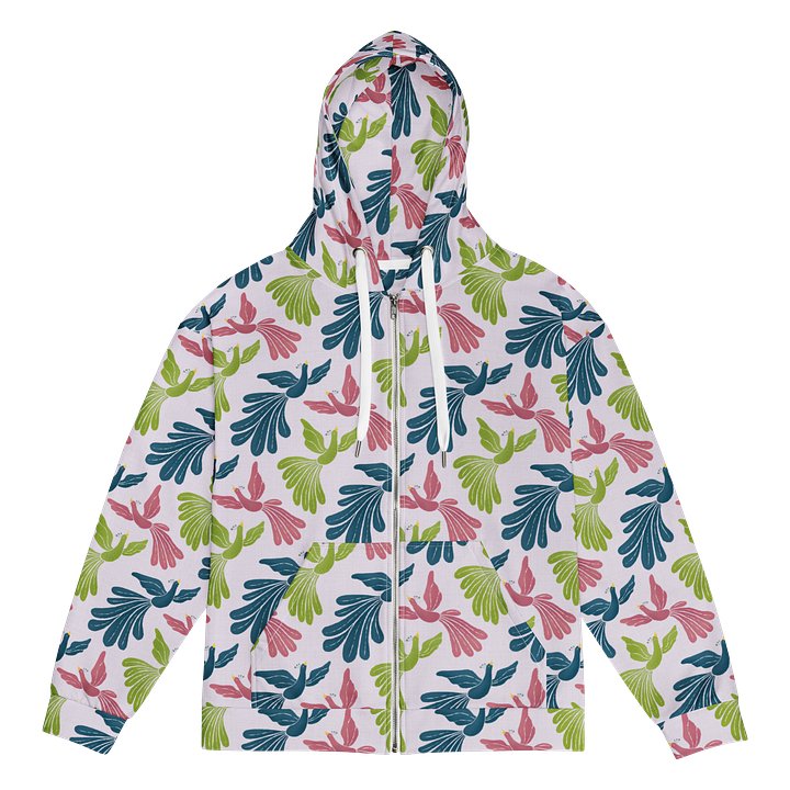 Mid-Century Modern Firebirds Recycled Unisex Zip Hoodie product image (1)