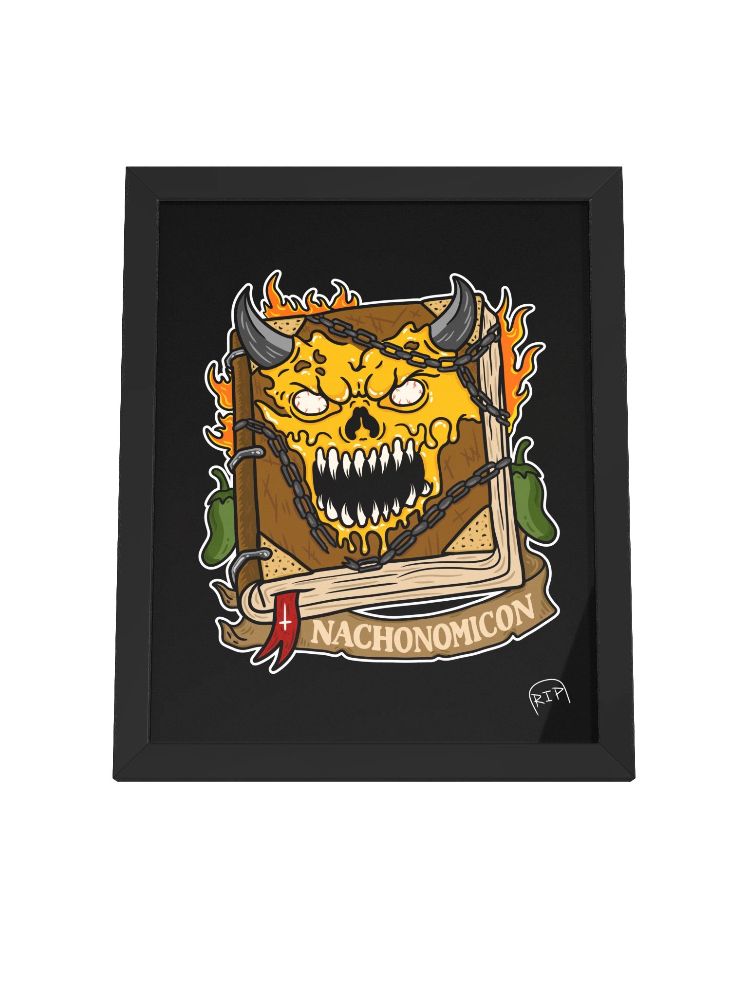 Nachonomicon- Framed Print (HIDDEN) product image (4)