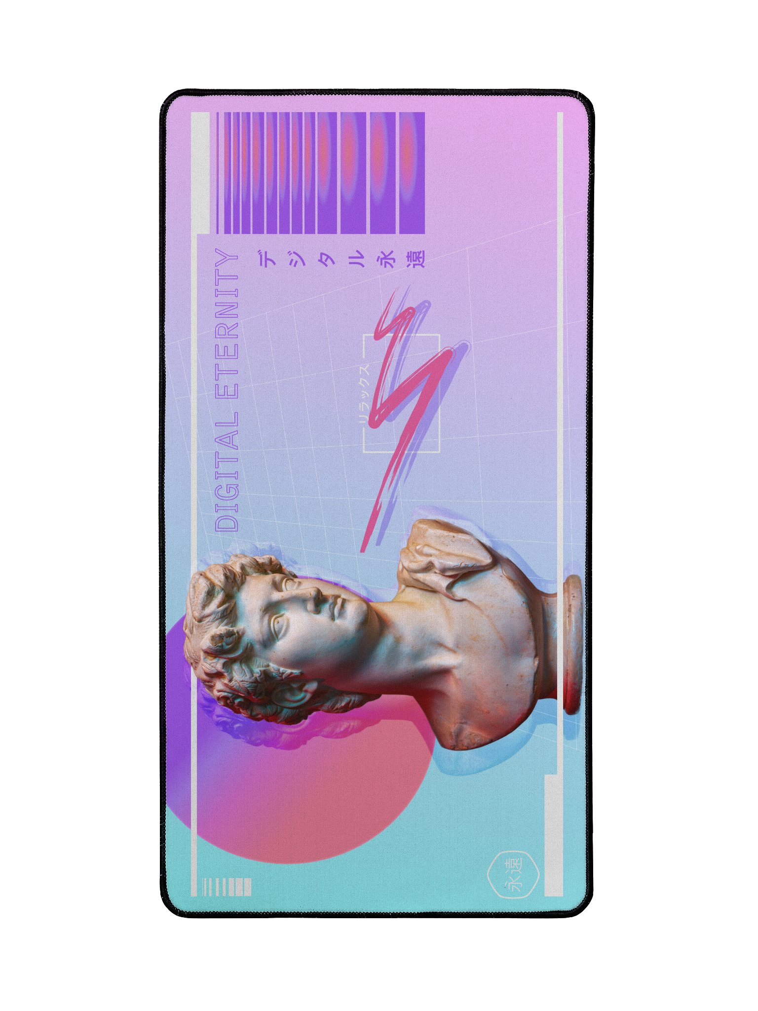 Digital Eternity Vaporwave Aesthetic Desk Mat product image (4)