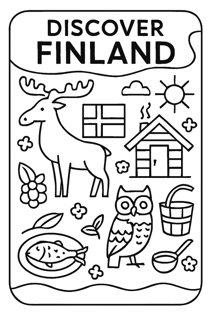 Free “Discover Finland” Poster – European Wall Art Printable (A4 & US Letter PDF) product image (2)