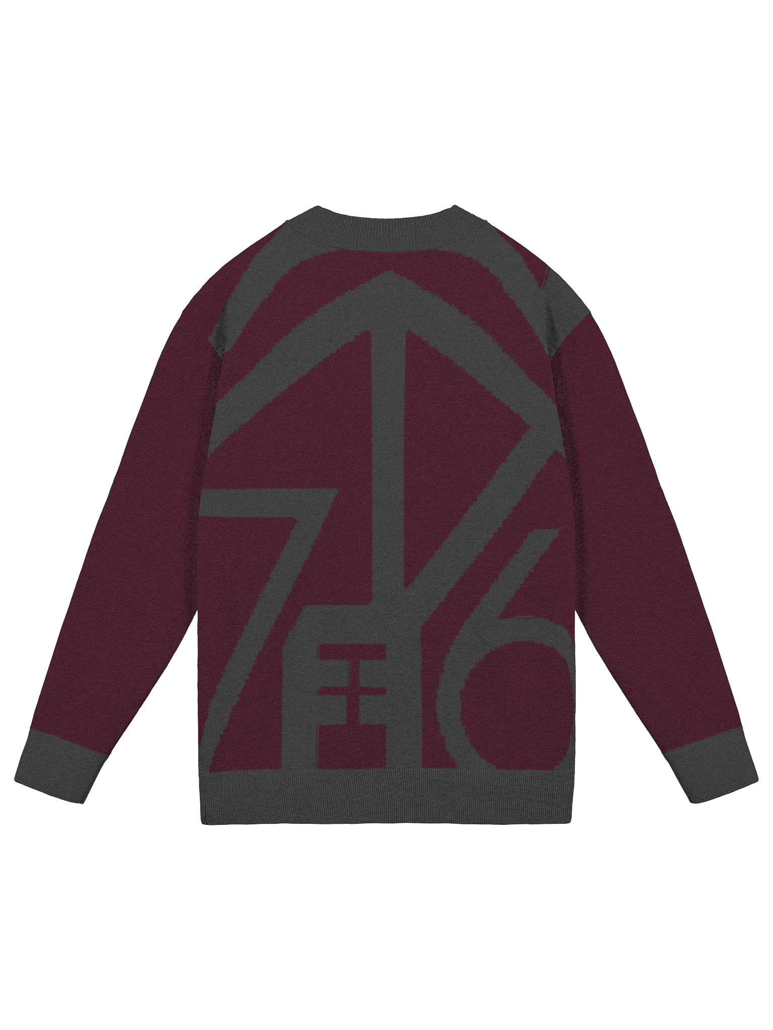 House 746 Luxury Cardigan - Burgundy product image (2)