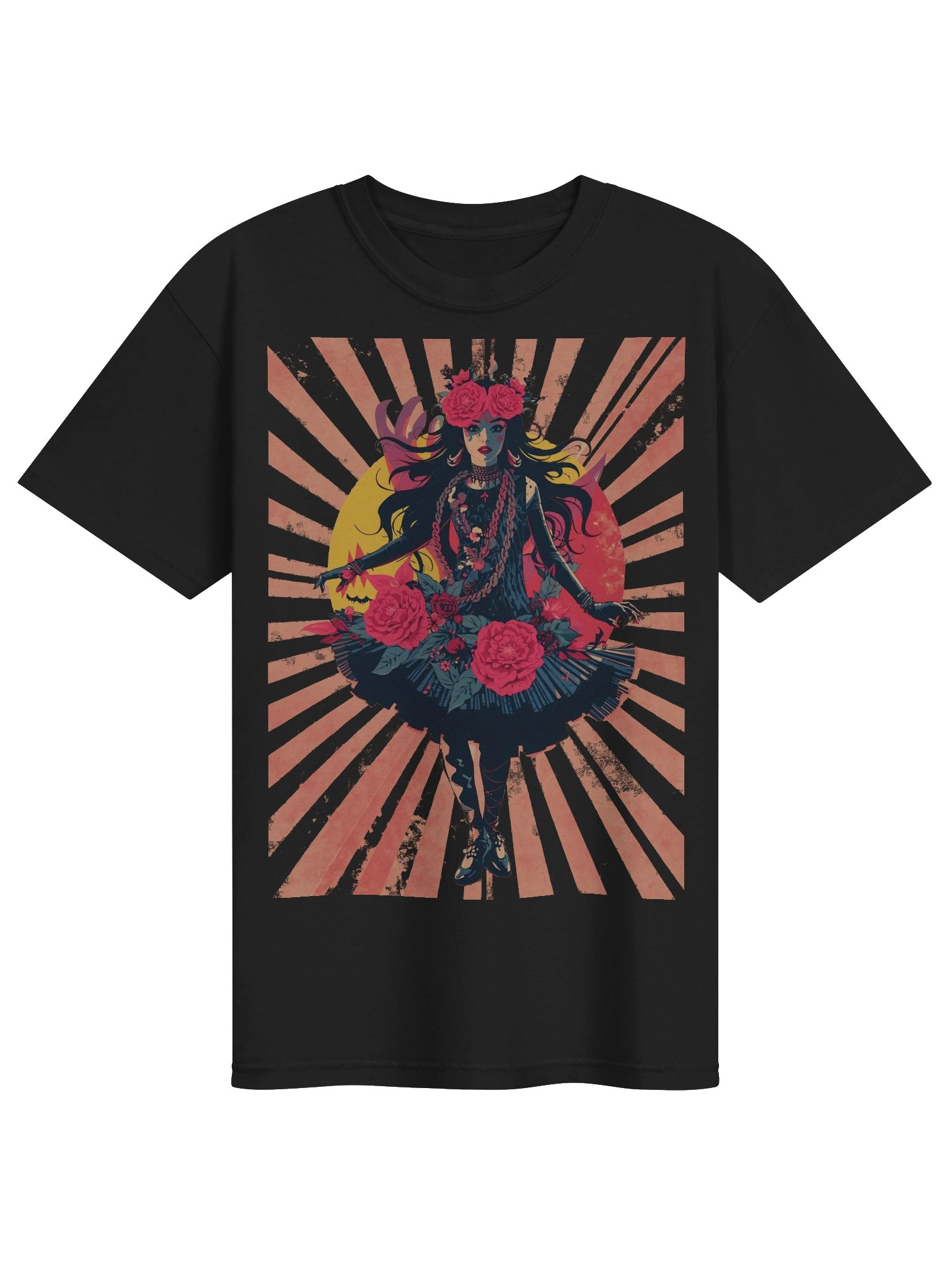 Floral Goddess Sunburst Heavyweight Tee product image (1)