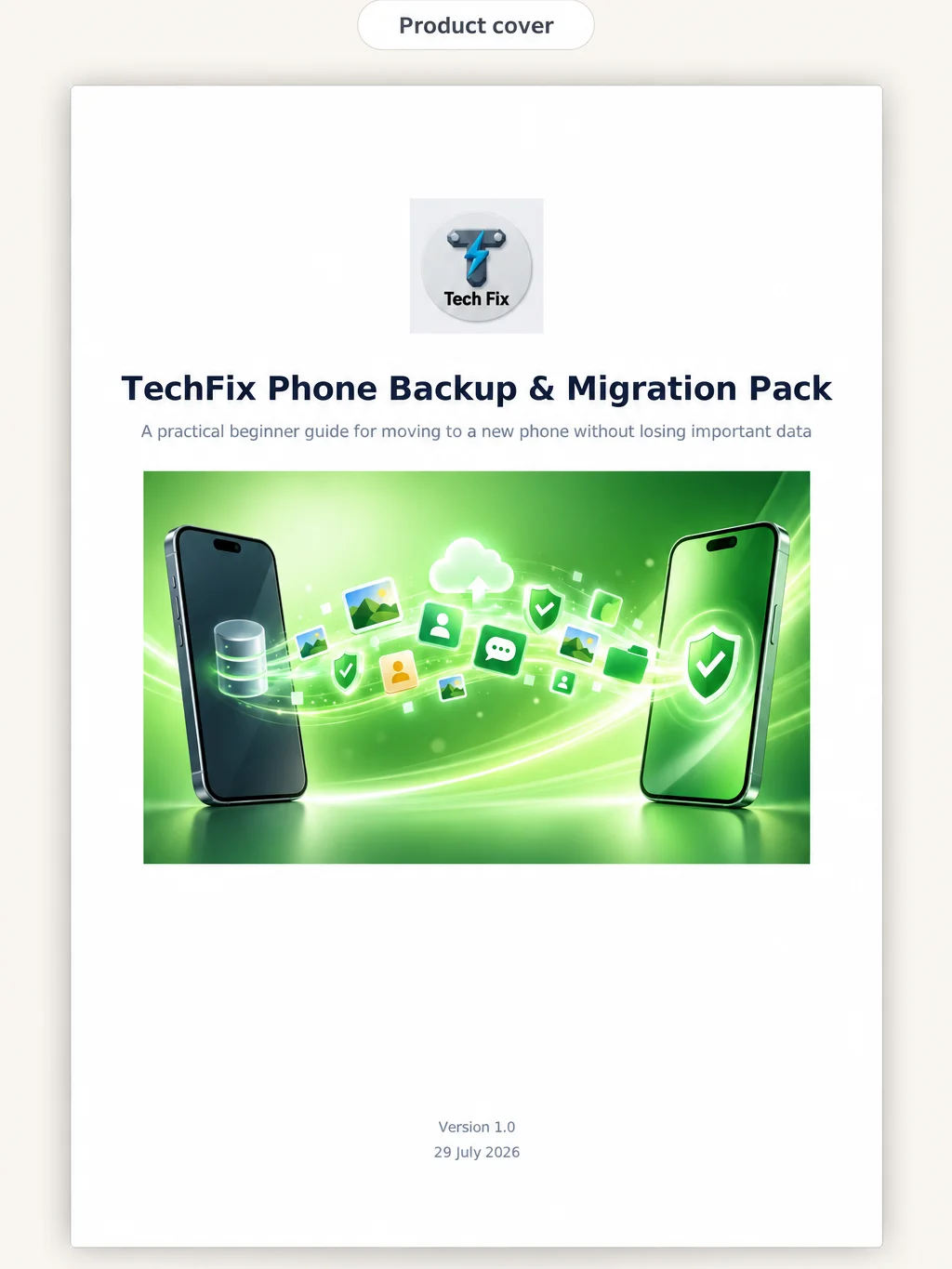 Phone Backup & Migration Pack – PDF Guide product image (2)