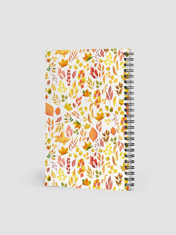 Autumn Leaves Spiral Notebook product image (2)