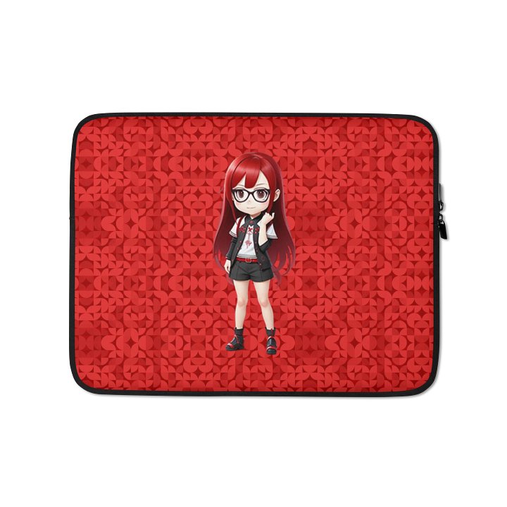 (RED CHIBI) K Laptop Sleeve product image (1)