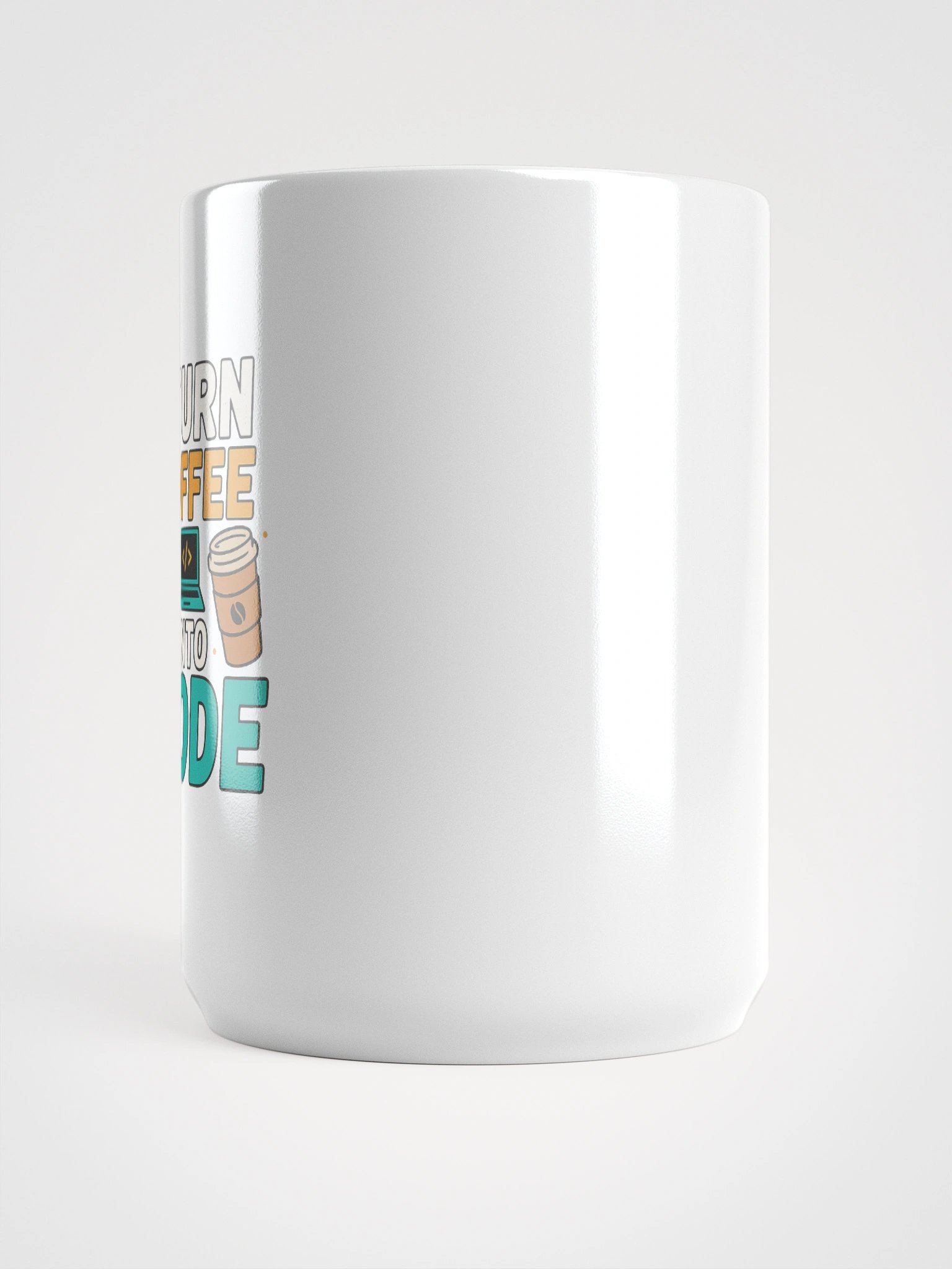 I Turn Coffee Into CODE Stickers Mug product image (5)