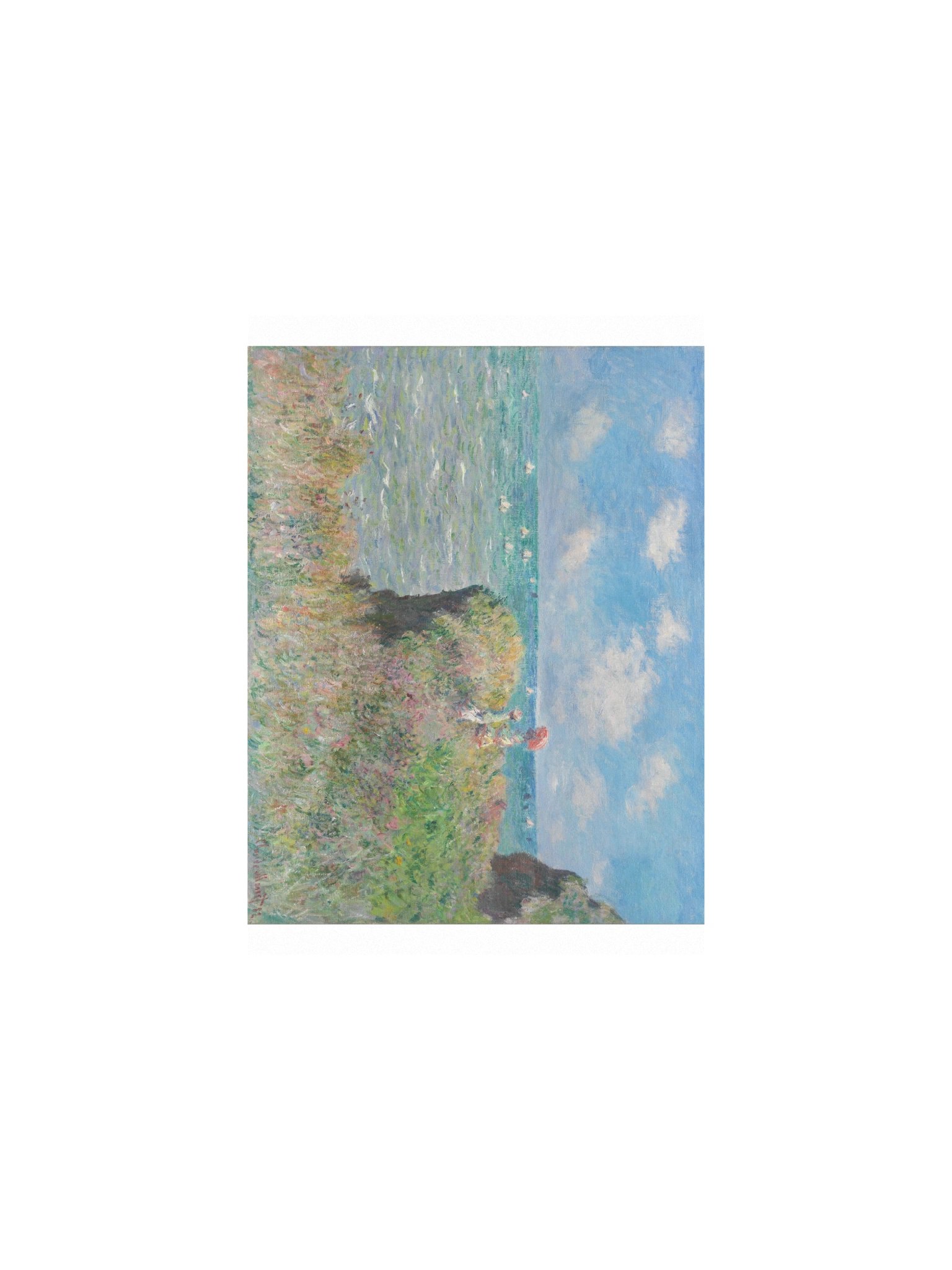 Monet, Cliff Walk at Pourville — Fine-Art Poster product image (2)