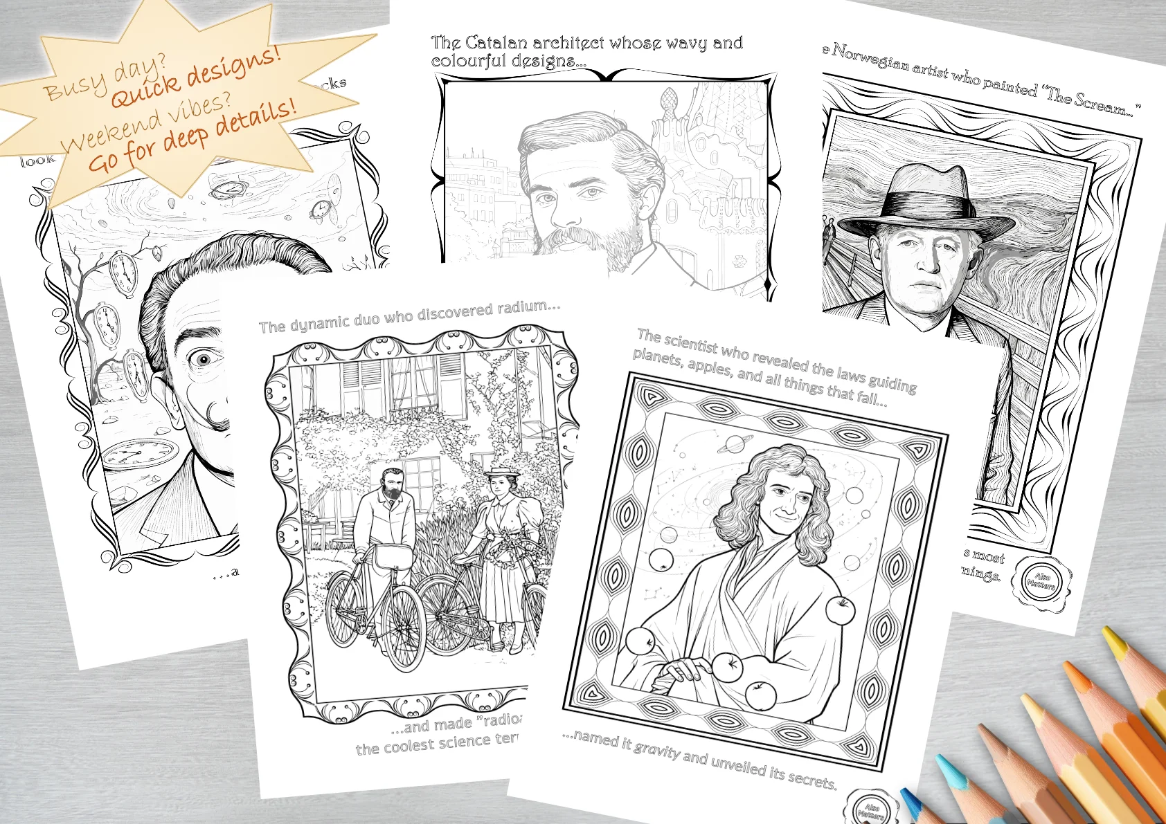 Colouring Book Pages - They Who Made The World Better product image (3)