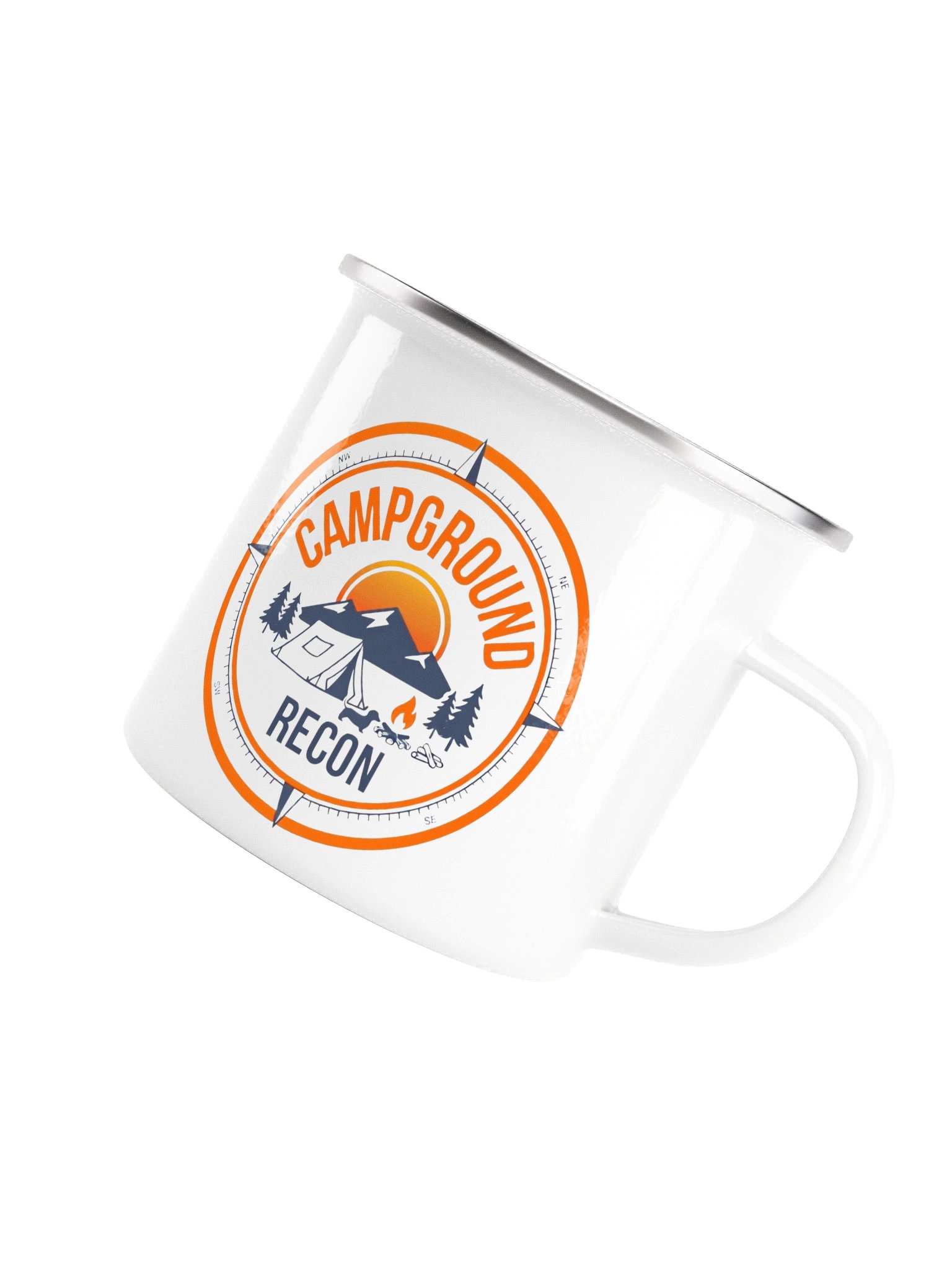 Campground Recon Enamel Mug - Tent Logo product image (5)